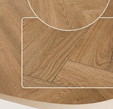 Detaliu al montajului herringbone